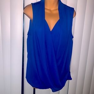 Dressy/ casual lace back blouse